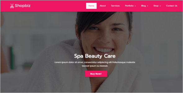 Spa Beauty Ecommerce WordPress Theme
