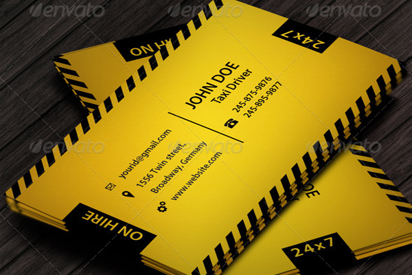 Taxi Business Cards & Templates