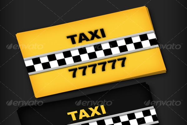Taxi Driver Business Cards