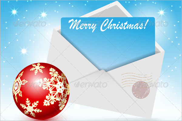 Toy Christmas Envelope Template
