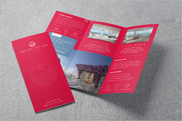 Trifold Real Estate Flyer Template