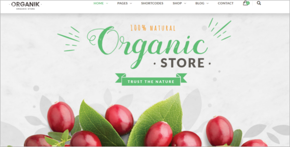 Website Template for Agriculture
