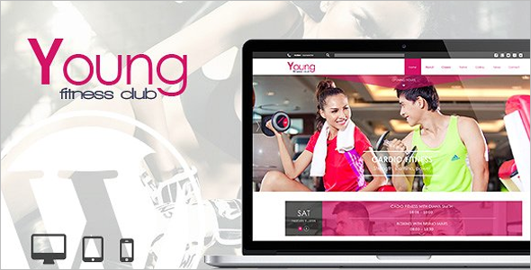 Young Fitness Website Theme