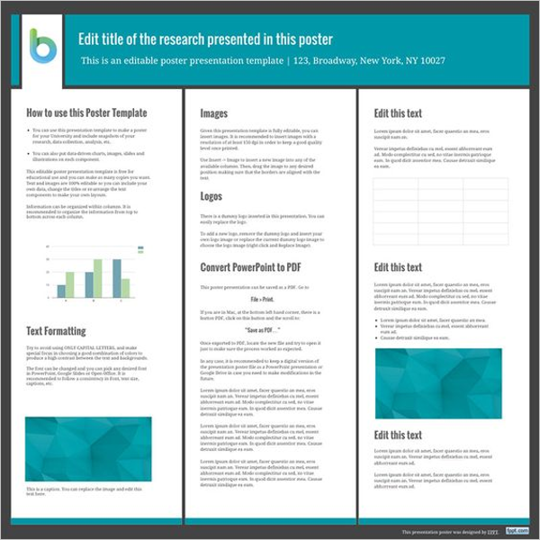 A3 PowerPoint Poster Template