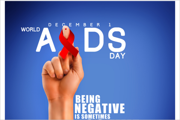 Aids Day Campaign Poster Template