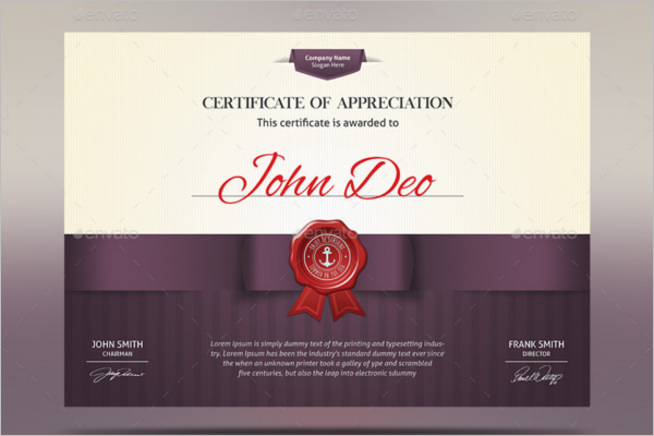 Award Certificate Design