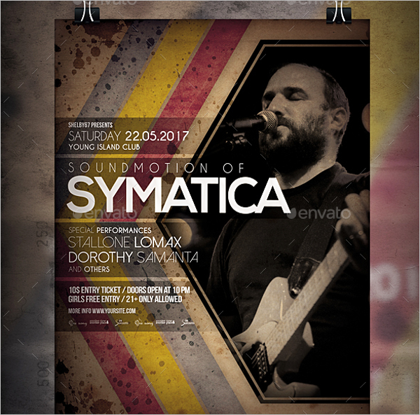Band Flyer Template PDF