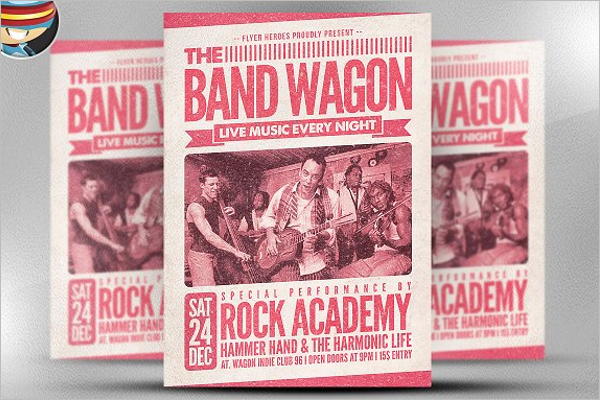 Band Flyer Template Word