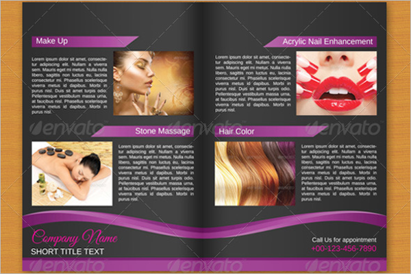 Beauty Parlour Brochure Template