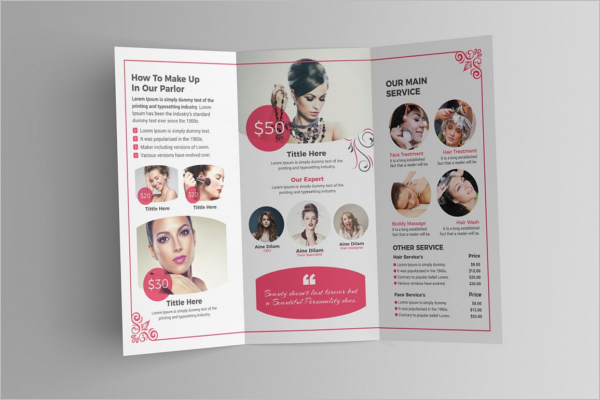 Best Beauty Parlour Brochure Template