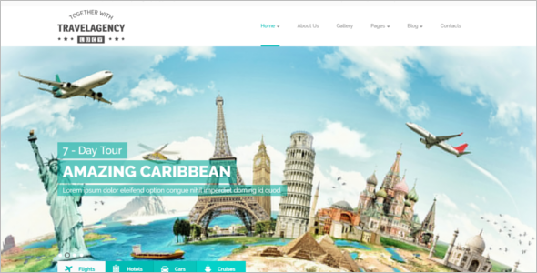 Best Tourism Website Template