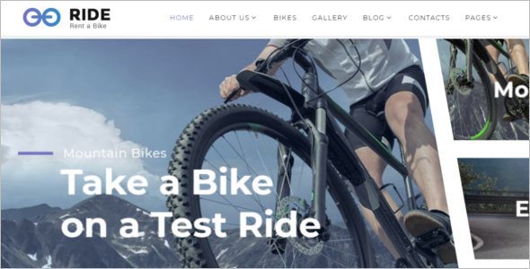 Bike Supplies Website Template