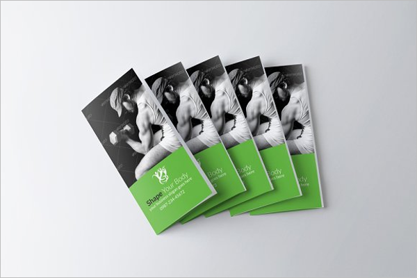 Body Fitness Tri Fold Brochure Design