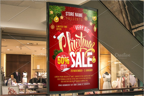 Christmas Advertise Poster Template