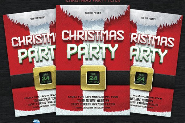 Christmas Eve Party Vector Design