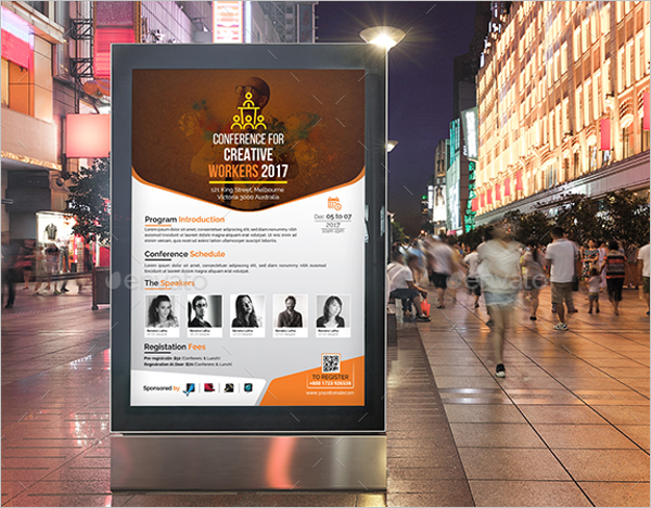 Conference Poster Template PSD