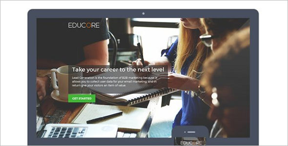 Course Training Landing Page Template