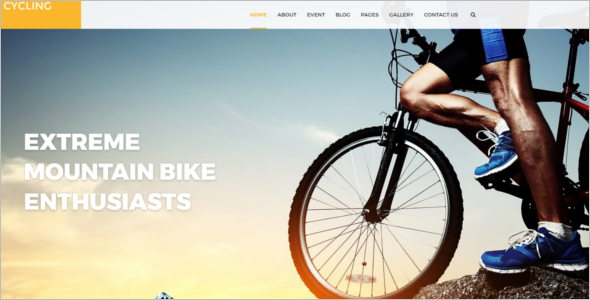 Cycling Responsive Website Template
