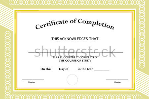 Editable Attendance Certificate Template