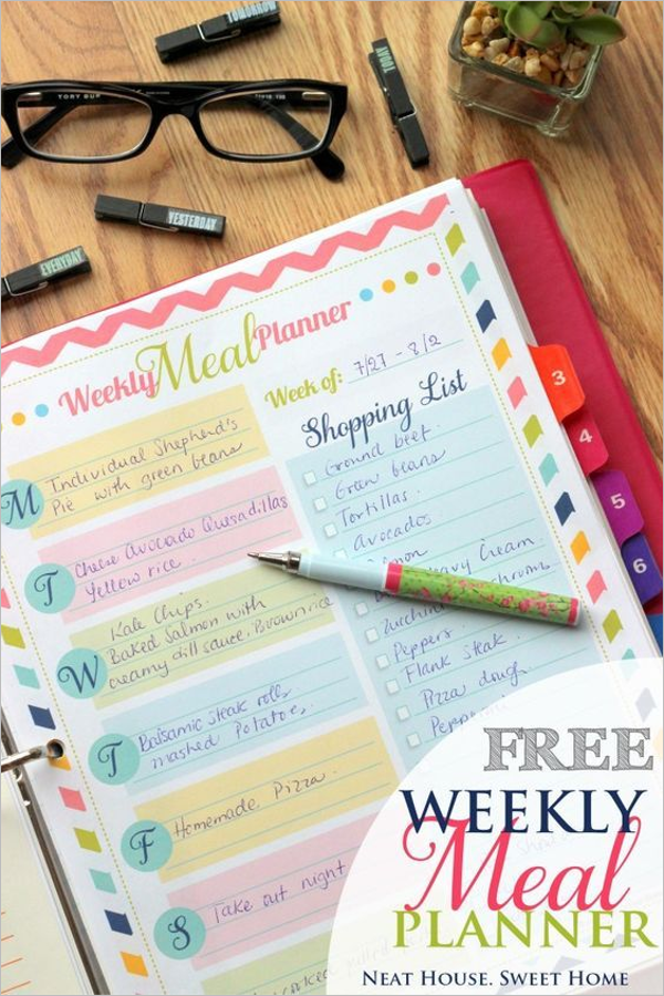 Free Weekly Planner Design