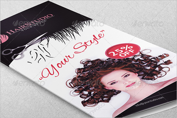 Hair Service Brochure Template
