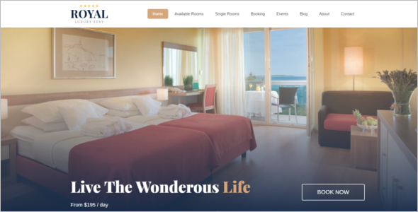 Hotel Booking HTML5 Website Template