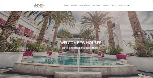 Hotel WordPress Website Theme