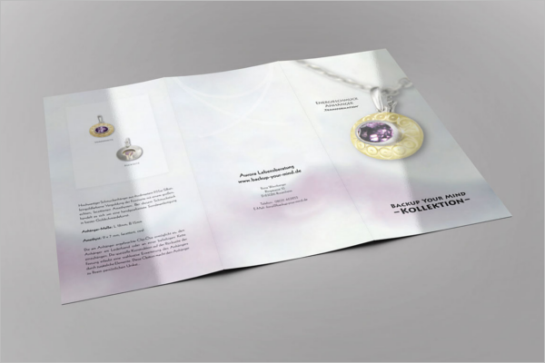 Jewelry Brochure Design Template