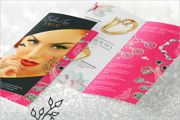 Jewelry Brochure Template FreeÂ 