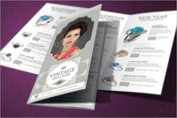 Jewelry Shop Brochure Template