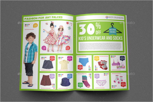 Kids Fashion Brochure Template
