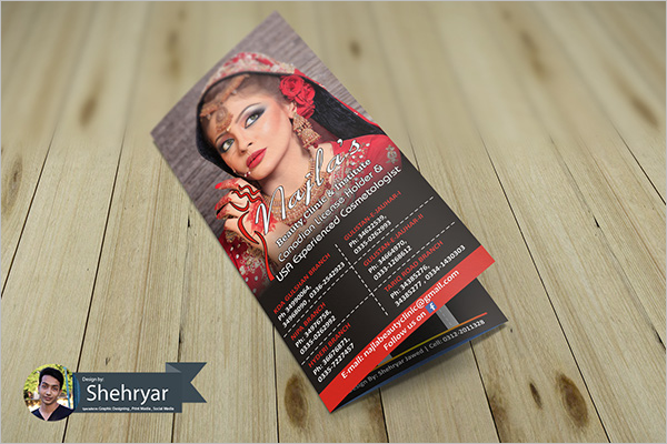 Ladies Beauty Parlour Brochure Template