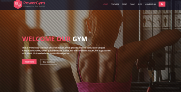 Massage Sports Website Template