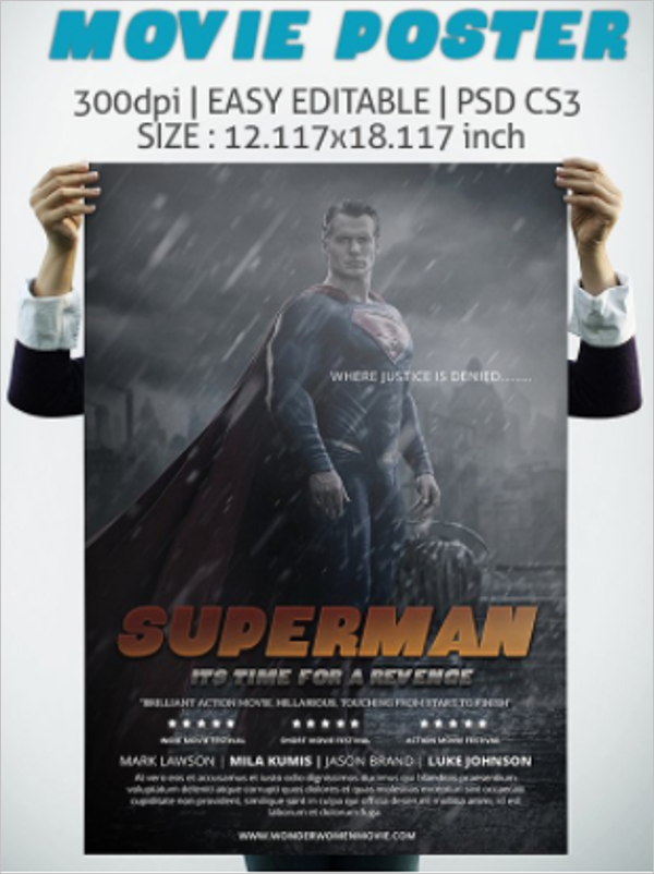Own Movie Poster Template