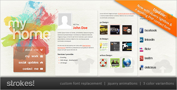 Personal Website Template 