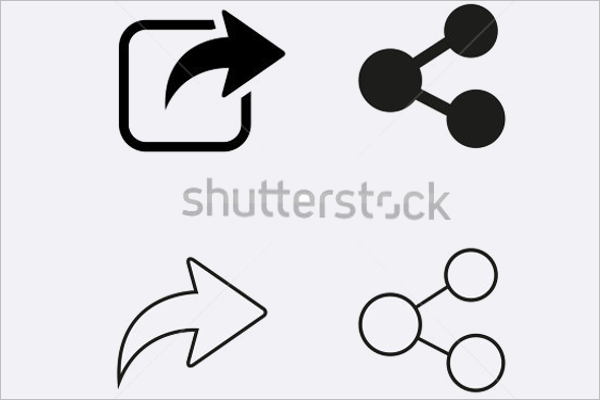 Printable Share Icons
