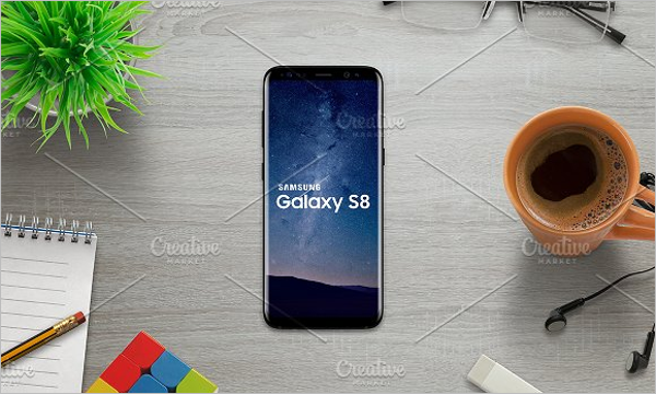 Samsung Galaxy S8 mockup