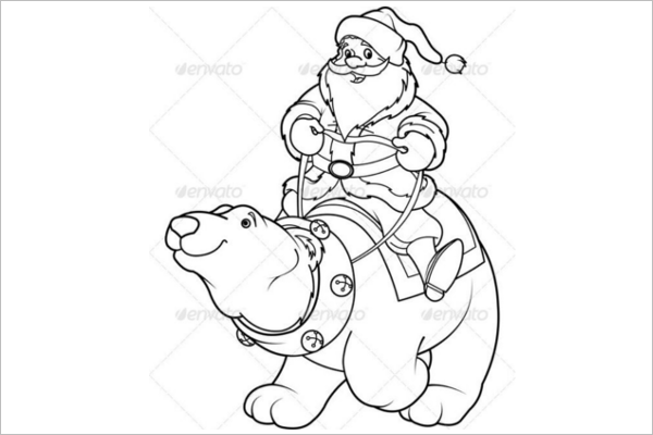 Santa Claus Easy Drawing Design