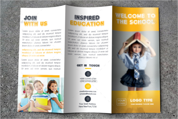 School kids Trifold Brochure
