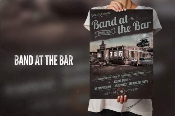 Simple Band Poster Template