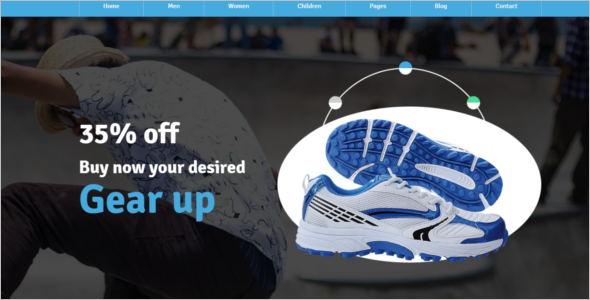 Sports Shop Website Template