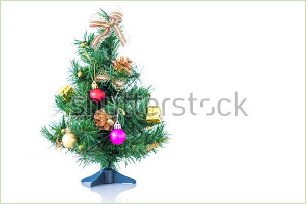 Tabletop Christmas Tree Template