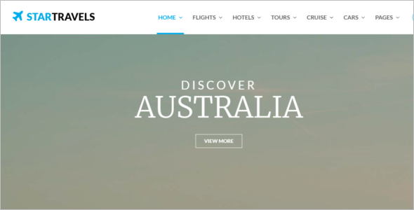Tourism Website Template HTML