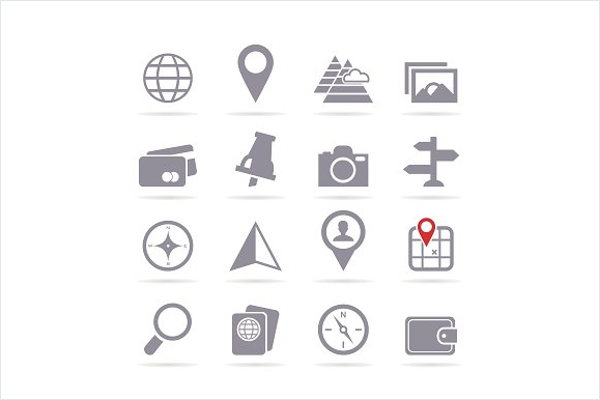 Travel vacation icon vector Design