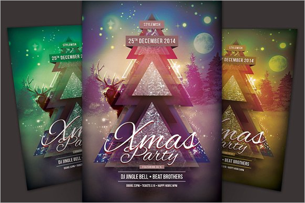 Xmas Party Eve Flyer Template