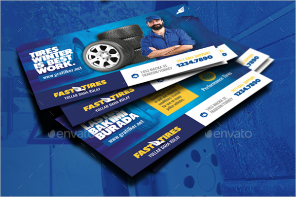 Auto Shop Business Card Template