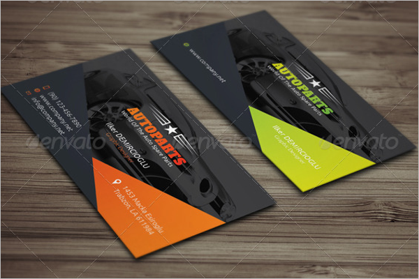 Automotive Business Card Design Template