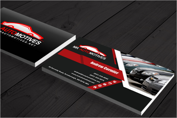 Automotive Business Card Free Design
