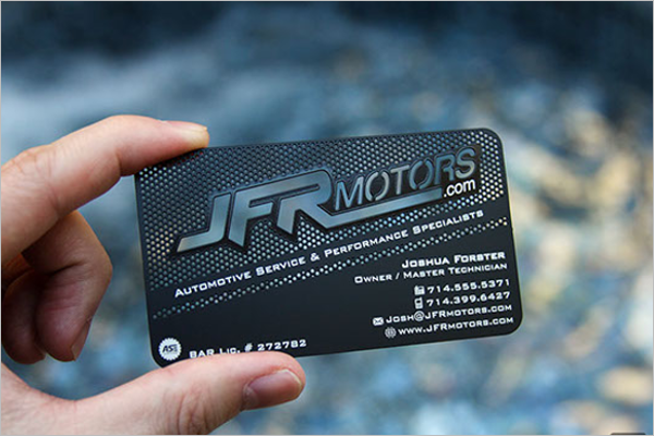 Automotive Business Card Free Download