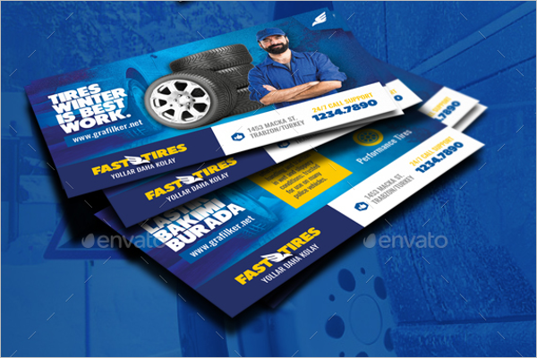 AutomotiveÂ  Technical Business Card Template